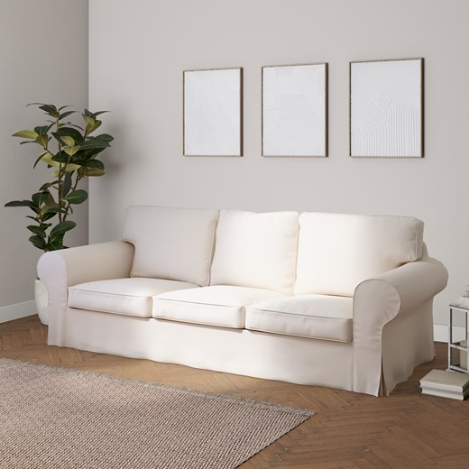Pokrowiec na sofę Ektorp 3-osobową, rozkładaną ze sklepu dekoria.pl w kategorii Pokrowce na kanapy i fotele - zdjęcie 171766482