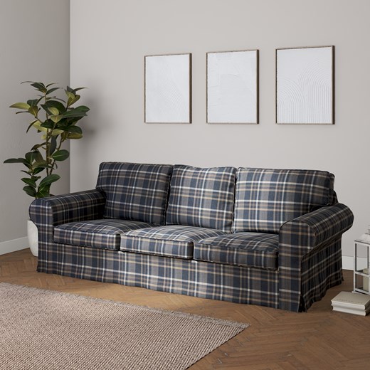 Pokrowiec na sofę Ektorp 3-osobową, nierozkładaną ze sklepu dekoria.pl w kategorii Pokrowce na kanapy i fotele - zdjęcie 171783970