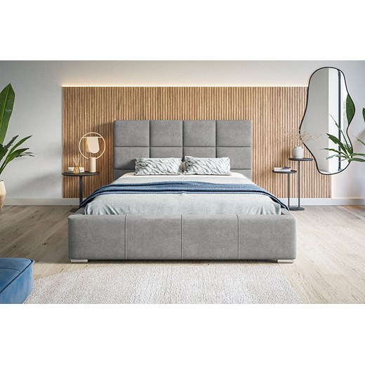 Jednoosobowe łóżko z pojemnikiem 90x200 Campino 3X - 36 kolorów Elior One Size Edinos.pl