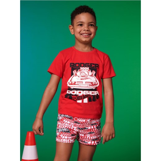 Sinsay - Piżama Hot Wheels - czerwony ze sklepu Sinsay w kategorii Piżamy dziecięce - zdjęcie 171831621