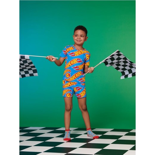 Sinsay - Piżama Hot Wheels - niebieski ze sklepu Sinsay w kategorii Piżamy dziecięce - zdjęcie 171831622
