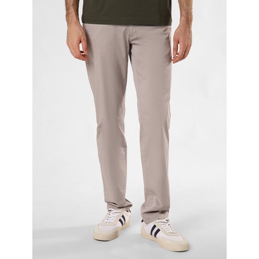 BRAX Spodnie Mężczyźni Bawełna szary jednolity ze sklepu vangraaf w kategorii Spodnie męskie - zdjęcie 171831650