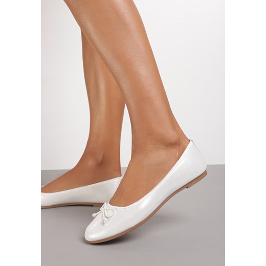 Białe Balerinki Nospe Renee 38 renee.pl