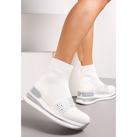 Białe Sneakersy Luvina ze sklepu renee.pl w kategorii Buty sportowe damskie - zdjęcie 171837120