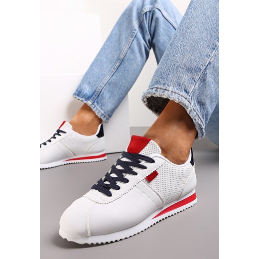 Biało Czerwone Sneakersy z Przeszyciami Phyrise ze sklepu renee.pl w kategorii Buty sportowe damskie - zdjęcie 171851184