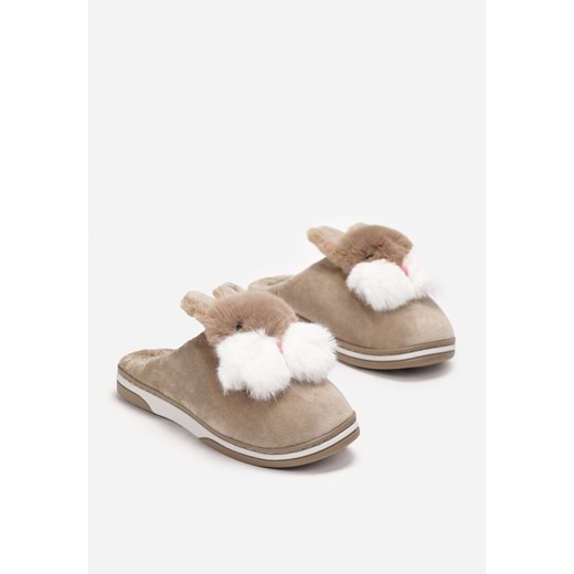 Ciemnobeżowe Kapcie Chloraleia Renee 38-39 renee.pl