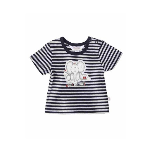 Dziecięca bluzka z krótkim rękawem  w paski ze sklepu 5.10.15 w kategorii Koszulki niemowlęce - zdjęcie 171933000
