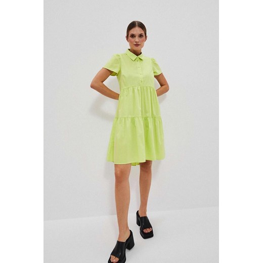 Koszulowa sukienka neonowa ze sklepu 5.10.15 w kategorii Sukienki - zdjęcie 171933032