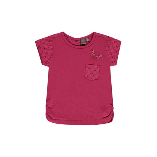 Dziewczęca koszulka z krótkim rękawem różowa ze sklepu 5.10.15 w kategorii Bluzki dziewczęce - zdjęcie 171933151