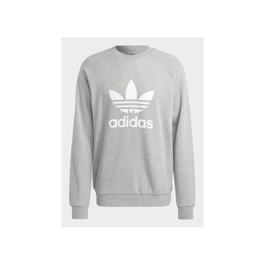 adidas Bluza Adicolor Classics Trefoil Crewneck Sweatshirt IA4857 Szary Regular S wyprzedaż MODIVO
