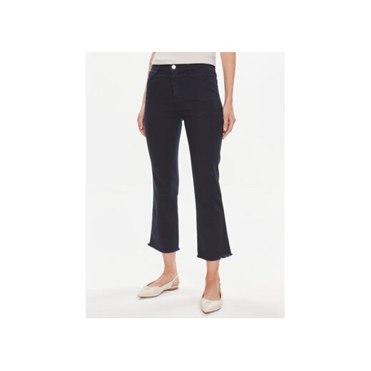 Marella Spodnie materiałowe Olpe 2331310334 Granatowy Cropp Flare Fit ze sklepu MODIVO w kategorii Spodnie damskie - zdjęcie 171933224