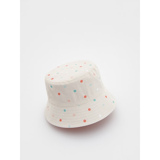 Reserved - Dwustronny kapelusz bucket hat - pastelowy róż ze sklepu Reserved w kategorii Czapki dziecięce - zdjęcie 171933974
