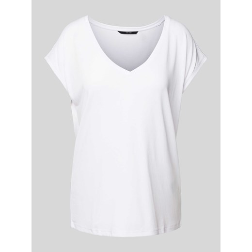 T-shirt z dekoltem w serek model ‘FILLI’ ze sklepu Peek&Cloppenburg  w kategorii Bluzki damskie - zdjęcie 171934602