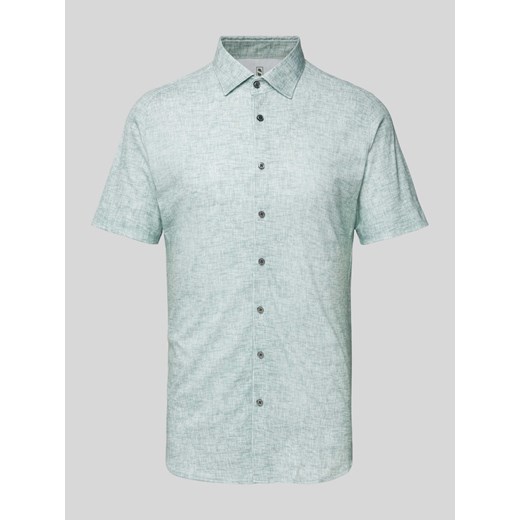 Koszula biznesowa o kroju slim fit z efektem melanżowym ze sklepu Peek&Cloppenburg  w kategorii Koszule męskie - zdjęcie 171934614