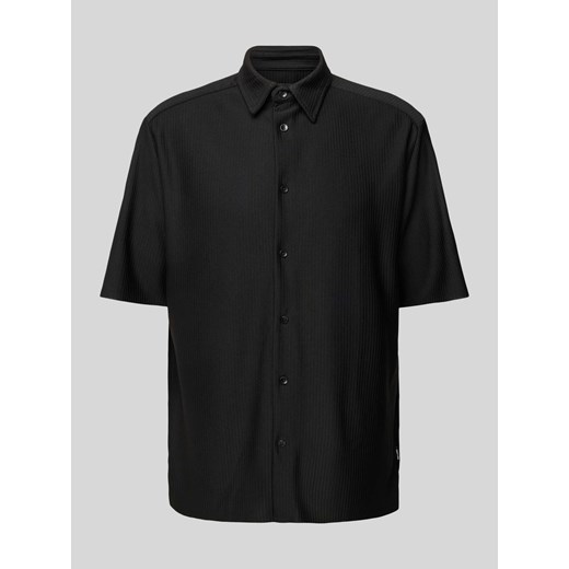 Koszula casualowa o kroju relaxed fit z drobnym prążkowaniem model ‘BOYY LIFE’ ze sklepu Peek&Cloppenburg  w kategorii Koszule męskie - zdjęcie 171934722