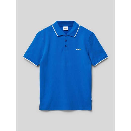 Koszulka polo z detalami z logo ze sklepu Peek&Cloppenburg  w kategorii T-shirty chłopięce - zdjęcie 171934824