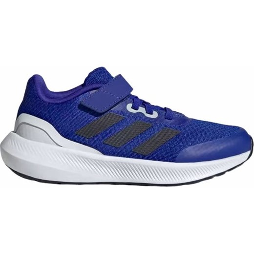Buty sportowe dziecięce Adidas niebieskie sznurowane 