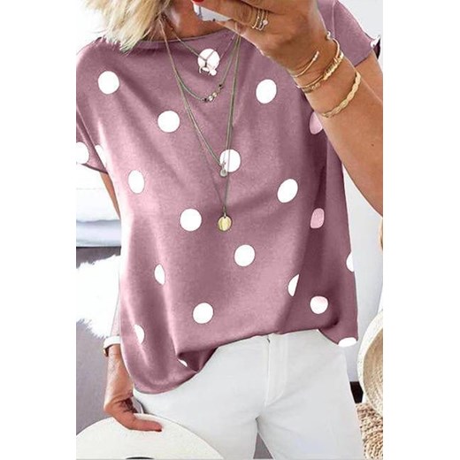 Bluzka DERMOFA PUDRA ze sklepu Ivet Shop w kategorii Bluzki damskie - zdjęcie 171944000