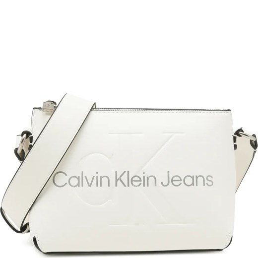 Listonoszka Calvin Klein biała ze skóry ekologicznej