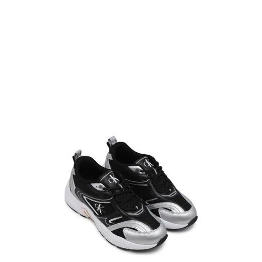 CALVIN KLEIN JEANS Sneakersy RETRO TENNIS | z dodatkiem skóry 40 okazja Gomez Fashion Store