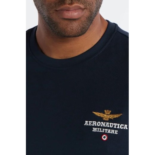 T-shirt męski Aeronautica Militare z krótkimi rękawami 