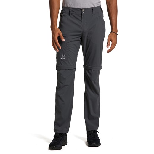 Haglöfs Funkcyjne spodnie Zipp-Off &quot;Lite Standard&quot; w kolorze antracytowym ze sklepu Limango Polska w kategorii Spodnie męskie - zdjęcie 171946250
