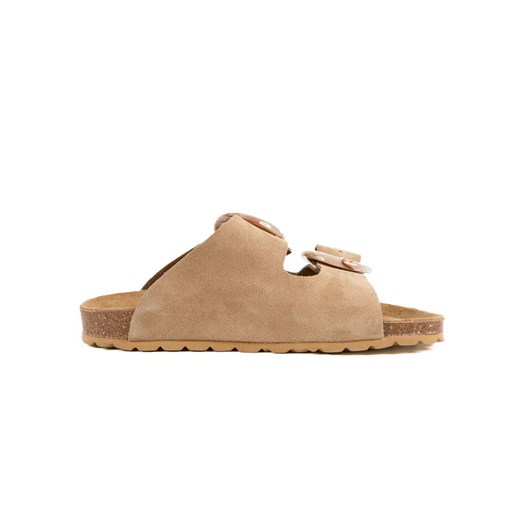 billowy Skórzane klapki w kolorze brązowym Billowy 39 promocja Limango Polska