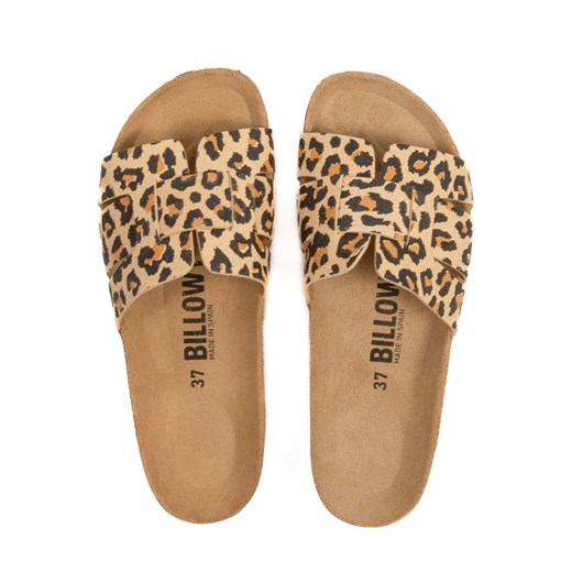billowy Klapki w kolorze brązowo-beżowym Billowy 37 wyprzedaż Limango Polska