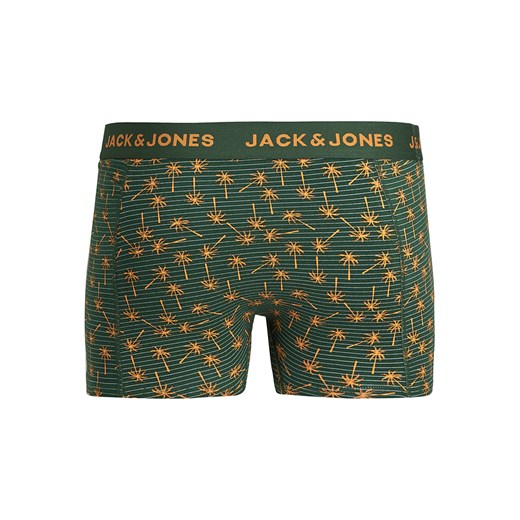 Majtki męskie Jack & Jones zielone z elastanu 