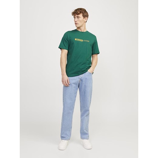 Jack &amp; Jones Koszulka w kolorze zielonym ze sklepu Limango Polska w kategorii T-shirty męskie - zdjęcie 171946991