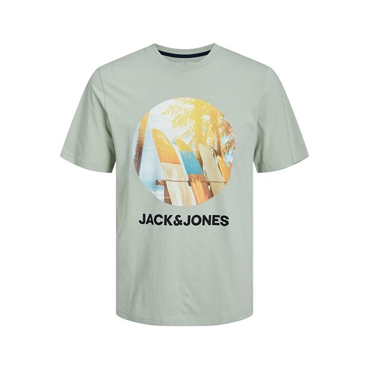 Jack &amp; Jones Koszulka w kolorze zielonym ze sklepu Limango Polska w kategorii T-shirty męskie - zdjęcie 171947330