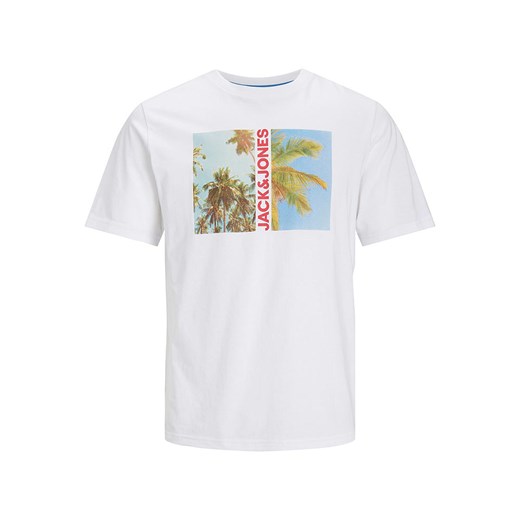 Jack &amp; Jones Koszulka w kolorze białym ze sklepu Limango Polska w kategorii T-shirty męskie - zdjęcie 171947332