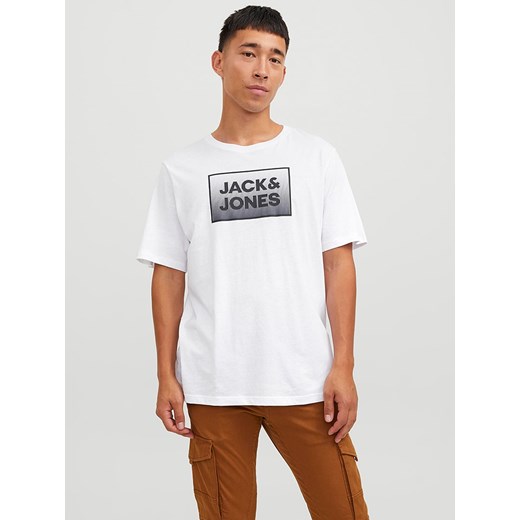 Jack &amp; Jones Koszulka w kolorze białym ze sklepu Limango Polska w kategorii T-shirty męskie - zdjęcie 171947382