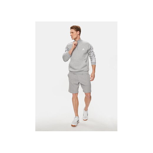 adidas Bluza Essentials Fleece 3-Stripes IJ8905 Szary Regular Fit XL MODIVO