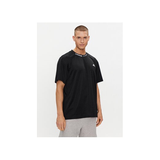 adidas T-Shirt IJ6460 Czarny Loose Fit ze sklepu MODIVO w kategorii T-shirty męskie - zdjęcie 171948351