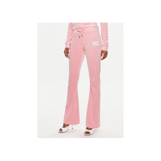 Juicy Couture Spodnie dresowe Lisa JCWBJ23330 Różowy Regular Fit ze sklepu MODIVO w kategorii Spodnie damskie - zdjęcie 171949340