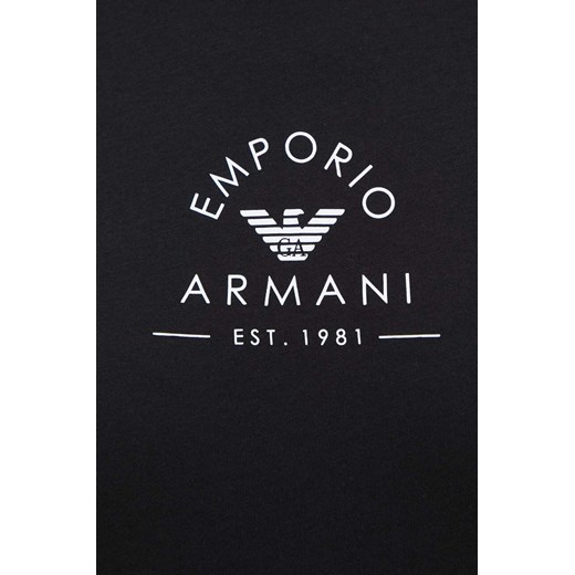 Emporio Armani Underwear t-shirt bawełniany lounge kolor czarny M ANSWEAR.com