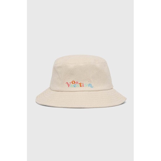 On Vacation kapelusz bawełniany kolor beżowy bawełniany On Vacation One size ANSWEAR.com