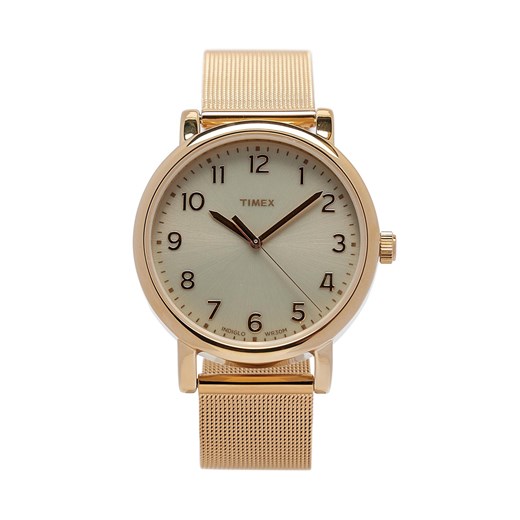 Zegarek Timex Essential Collection T2N598 Złoty ze sklepu eobuwie.pl w kategorii Zegarki - zdjęcie 171951742