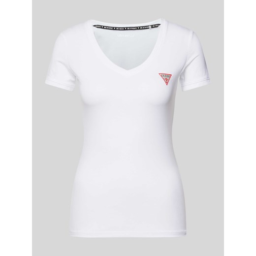 T-shirt z dekoltem w serek ze sklepu Peek&Cloppenburg  w kategorii Bluzki damskie - zdjęcie 171951903