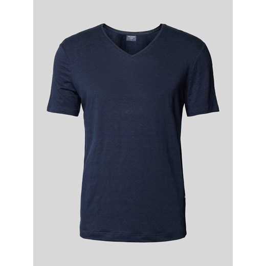 T-shirt z dekoltem w serek ze sklepu Peek&Cloppenburg  w kategorii T-shirty męskie - zdjęcie 171952093