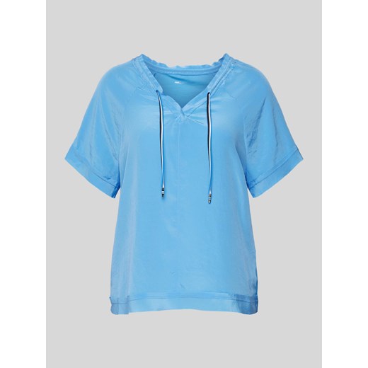 Bluzka w jednolitym kolorze ze sklepu Peek&Cloppenburg  w kategorii Bluzki damskie - zdjęcie 171952212