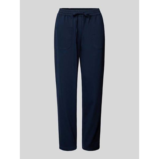 Spodnie o kroju slim fit z elastycznym paskiem model ‘AKILA’ ze sklepu Peek&Cloppenburg  w kategorii Spodnie damskie - zdjęcie 171952324