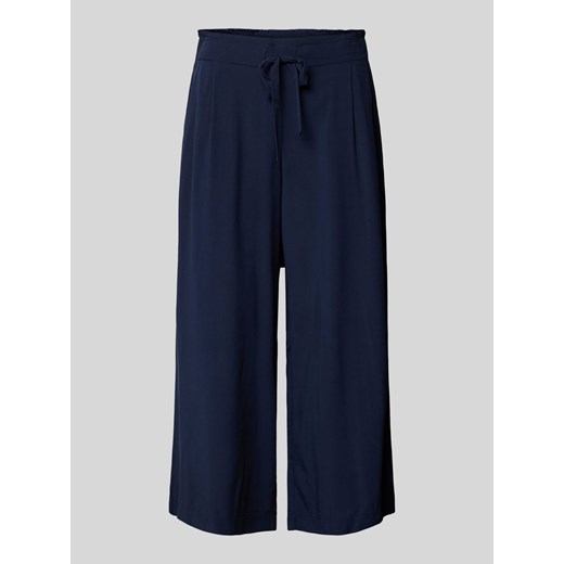 Spodnie z wiskozy o skróconym kroju ze sklepu Peek&Cloppenburg  w kategorii Spodnie damskie - zdjęcie 171952401