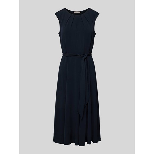 Sukienka o długości do kolan z wiązanym paskiem ze sklepu Peek&Cloppenburg  w kategorii Sukienki - zdjęcie 171952443