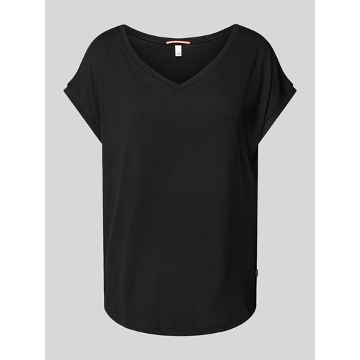 T-shirt z dekoltem w serek ze sklepu Peek&Cloppenburg  w kategorii Bluzki damskie - zdjęcie 171952444