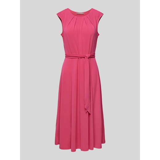 Sukienka o długości do kolan z wiązanym paskiem ze sklepu Peek&Cloppenburg  w kategorii Sukienki - zdjęcie 171952530