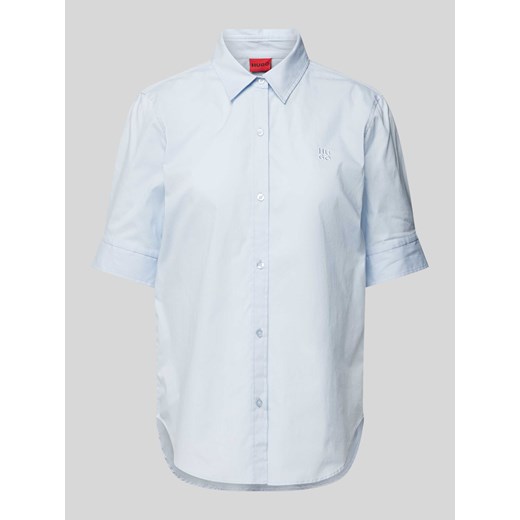 Bluzka koszulowa o kroju regular fit z rękawem o dł. 1/2 ze sklepu Peek&Cloppenburg  w kategorii Koszule damskie - zdjęcie 171952814