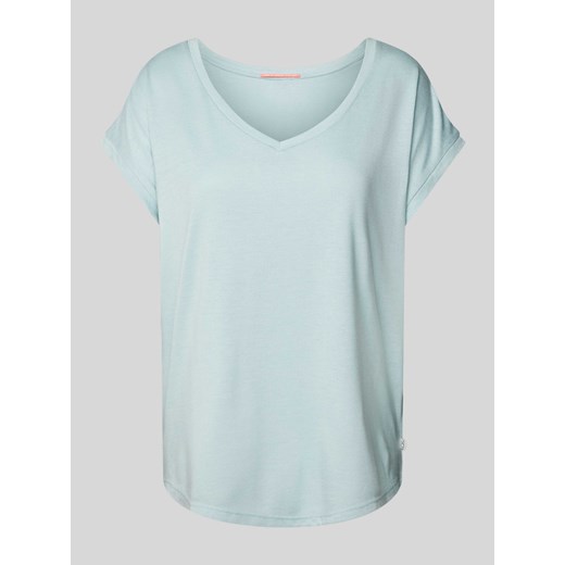 T-shirt z dekoltem w serek ze sklepu Peek&Cloppenburg  w kategorii Bluzki damskie - zdjęcie 171952924