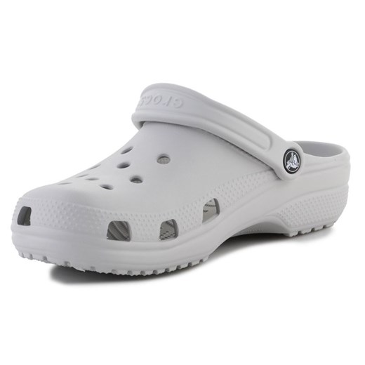 Klapki męskie białe Crocs z gumy na lato bez zapięcia